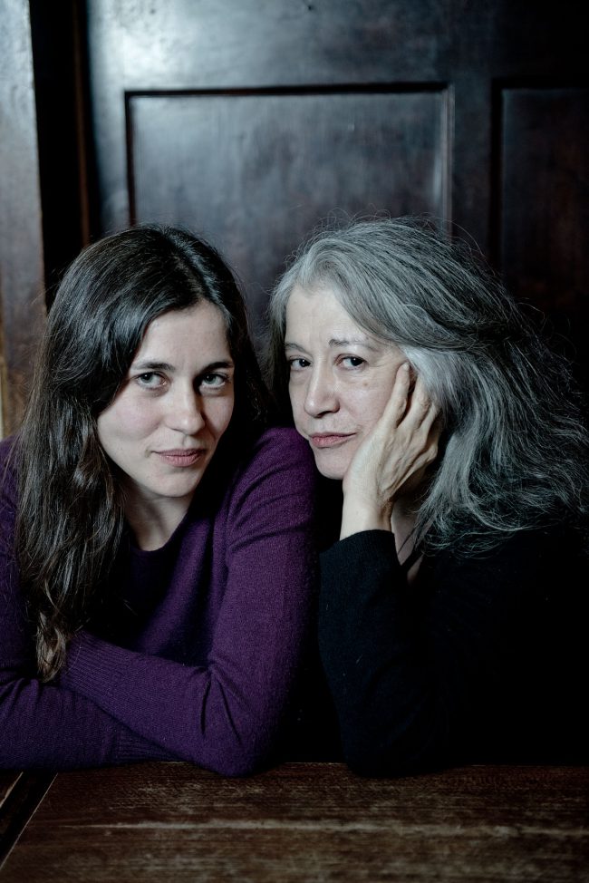 Portrait photo de Stephanie et Martha Argerich